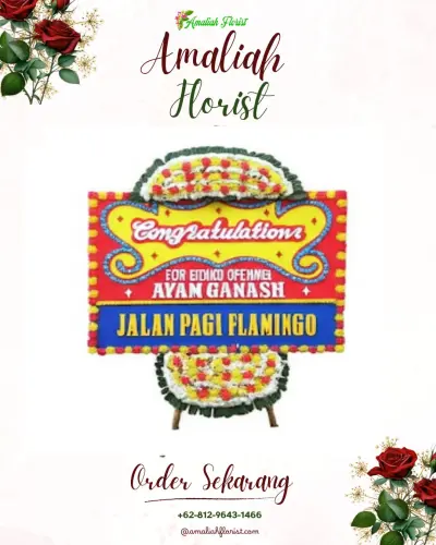 Bunga Papan Congratulation di Tapen